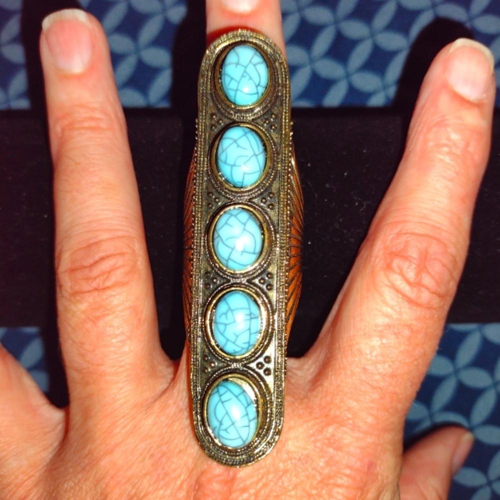Silver and Turquoise Ring